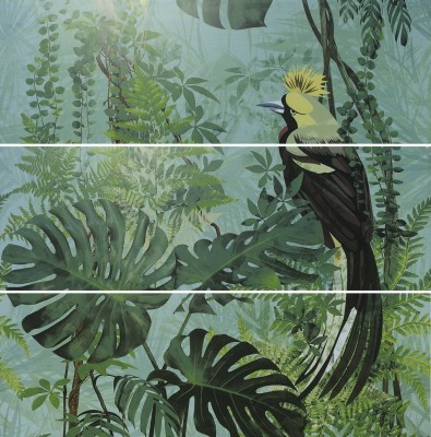 Декор APE Silk Decor Set 3 DEF VirniaTurquoise 40x120
