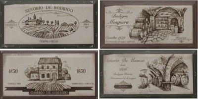 Плитка Hueso Wine Labels Mix 10x20