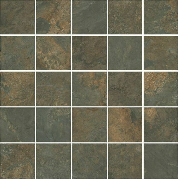 Декор Керама Марацци Рамбла коричневый мозаичный 25x25 MM12132