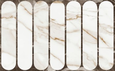 Плитка Gracia Ceramica Капелла белый низ 03 25х40