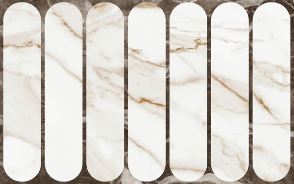 Плитка Gracia Ceramica Капелла белый низ 03 25х40
