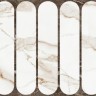 Плитка Gracia Ceramica Капелла белый низ 03 25х40