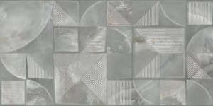 Плитка настенная Azori Opale Grey Struttura 31,5x63