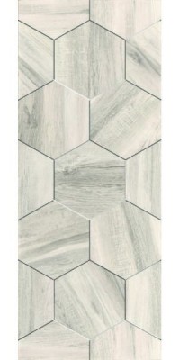 Плитка настенная Керамин Миф 7 серый светлый 20x50