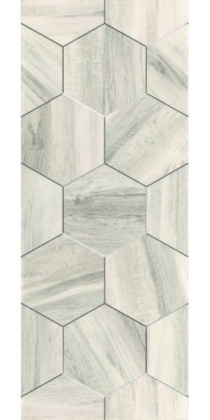 Плитка настенная Керамин Миф 7 серый светлый 20x50