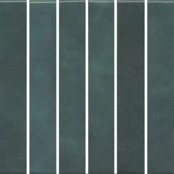Декор Керама Марацци мозаичный Фес зеленый темный глянцевый 15x15 KMD2MSM005BN