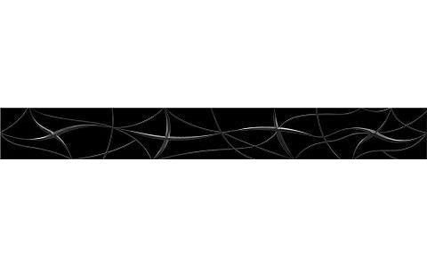 Бордюр Azori Vela nero Stella Border 6,2x50,5