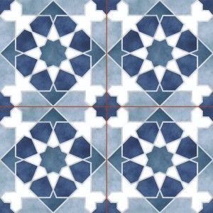Плитка для пола NiceKer Voila Rabat Blue 45x45
