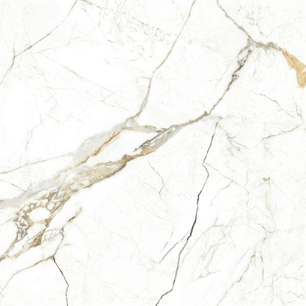 Керамогранит Alma Ceramica Рок Лайн белый 60x60 GFU6060RKL04R