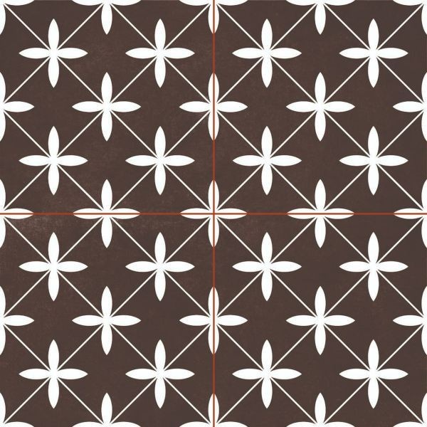 Плитка для пола NiceKer Voila Poole Black 45x45