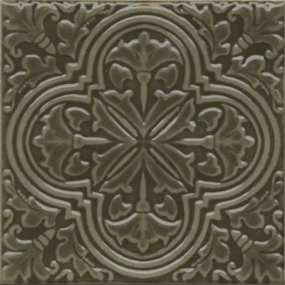Декор Керама Марацци Фес зелёный глянцевый 15x15 KMD3STA002BN