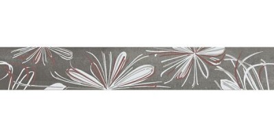 Плитка настенная Azori Sonnet Grey Flower 6,2x50,5