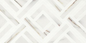 Плитка настенная Azori Rosso Venato Geometria 31.5x63