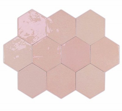 Плитка WOW Zellige Hexa Pink 10,8x12,4