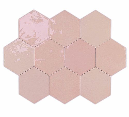 Плитка WOW Zellige Hexa Pink 10,8x12,4