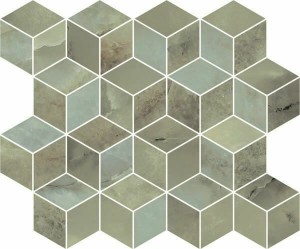 Декор Керама Марацци Джардини зеленый мозаичный 37,5x45 T017\14025
