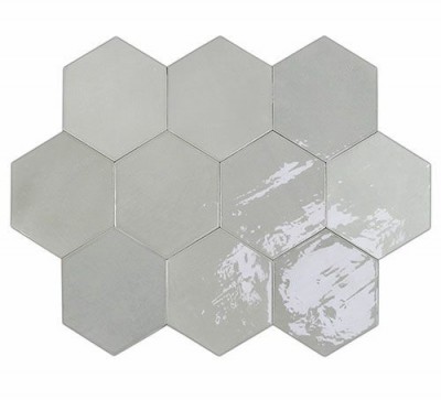 Плитка WOW Zellige Hexa Grey 10,8x12,4
