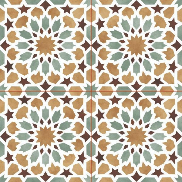 Плитка для пола NiceKer Voila Tanger Yellow 45x45