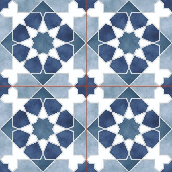 Плитка для пола NiceKer Voila Rabat Blue 45x45