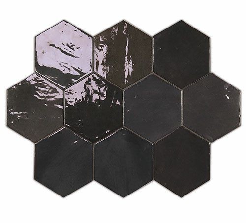 Плитка WOW Zellige Hexa Graphite 10,8x12,4
