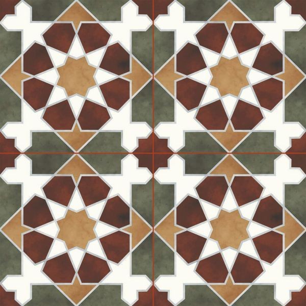Плитка для пола NiceKer Voila Rabat Green 45x45