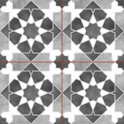 Плитка для пола NiceKer Voila Rabat Black 45x45