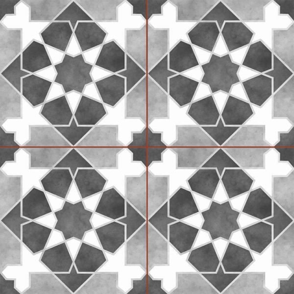 Плитка для пола NiceKer Voila Rabat Black 45x45