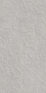 Плитка Керама Марацци Догана серый светлый структура обрезной матовый 40x80 48014R