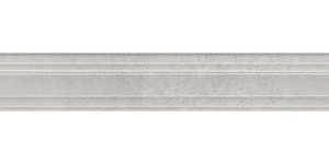 Бордюр Керама Марацци Догана серый светлый матовый обрезной 7,3x40 BLF016R