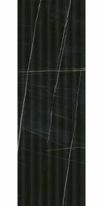 Плитка Керама Марацци Греппи черный обрезной структура 40x120 14035R