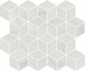 Декор Керама Марацци Греппи белый мозаичный 37,5x45 T017\14003