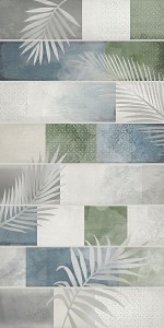 Плитка настенная Azori Bricks Leaf 31.5x63