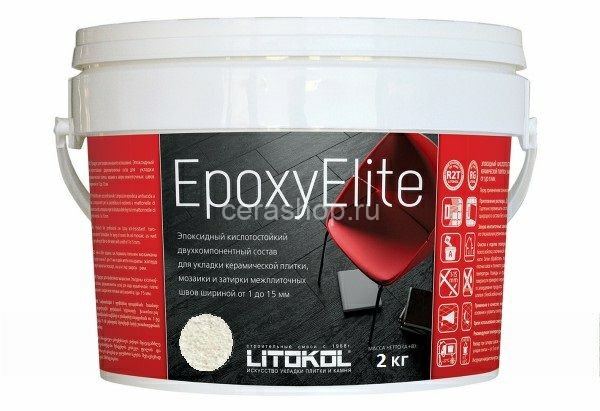 Эпоксидный состав EpoxyElit E.01 белоснежный 2 кг