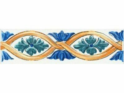 Бордюр Керама Марацци Капри майолика 3x9,9 STG\A492\1146