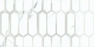 Плитка настенная Azori Calacatta Opaco Diamond 31.5x63