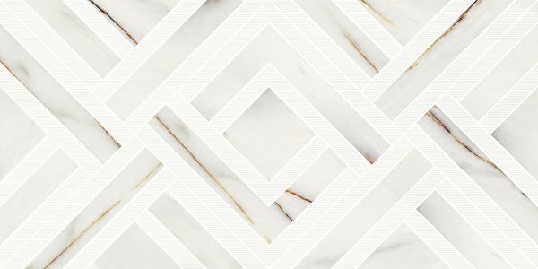 Плитка настенная Azori Rosso Venato Geometria 31.5x63