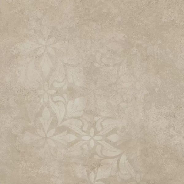 Керамогранит Керама Марацци Хадду бежевый матовый декорированный 40.2x40.2 KM4040G0051N