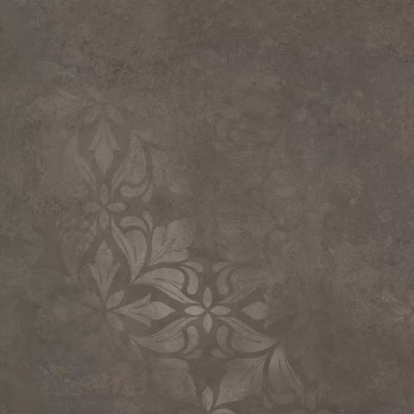 Керамогранит Керама Марацци Хадду коричневый матовый декорированный 40.2x40.2 KM4040G0081N