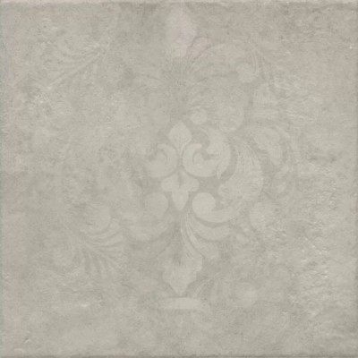 Керамогранит Керама Марацци Хадду серый светлый матовый декорированный 40.2x40.2 KM4040G0061N