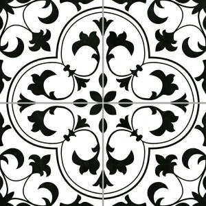 Керамогранит Cersanit Sevilla пэчворк белый рельеф SE4R053