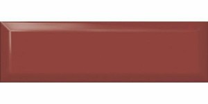 Плитка Керама Марацци Аккорд бордовый грань 8,5x28,5 9026