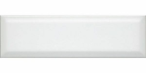 Плитка Керама Марацци Аккорд белый грань 8,5x28,5 9010