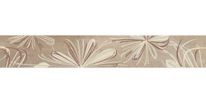 Плитка настенная Azori Sonnet Beige Flower 50,5x6,2