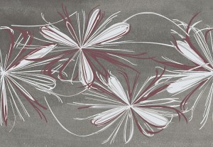 Плитка настенная Azori Sonnet Grey Flower 20,1x50,5