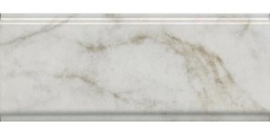 Бордюр Керама Марацци Серенада белый глянцевый обрезной 12х30 BDA025R