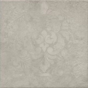 Керамогранит Керама Марацци Хадду серый светлый матовый декорированный 40.2x40.2 KM4040G0061N