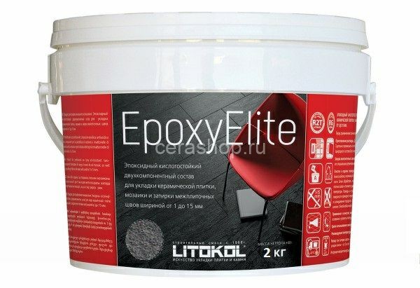 Эпоксидный состав EpoxyElit E.06 мокрый асфальт2 кг