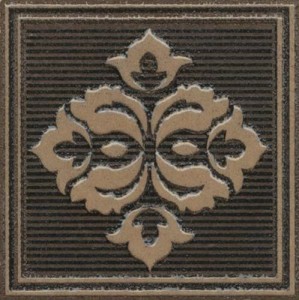 Вставка Керама Марацци Версаль коричневый напольная 7x7 AD\B400\SG9297
