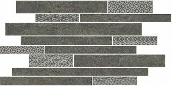 Декор Керама Марацци Ламелла серый темный 25x50,2 SBM011\SG4585