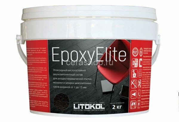 Эпоксидный состав EpoxyElit E.07 черный кофе 2 кг